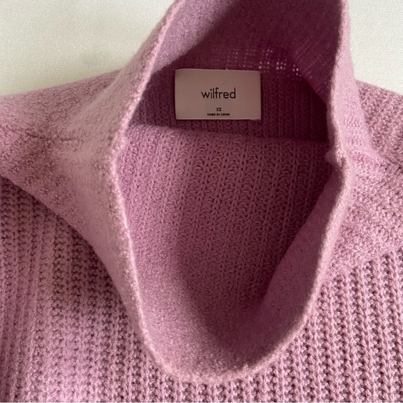 Aritzia Wilfred Montpellier Sweater pink purple size XS - Picture 4 of 8